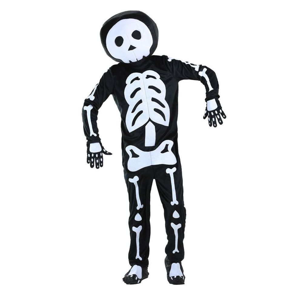 Plush Skeleton Costume