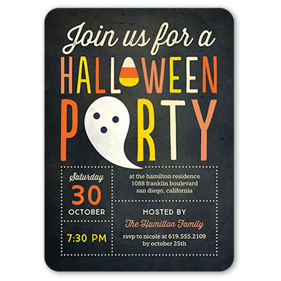 Shutterfly Spooky Party Halloween Invitation (Set of Five)
