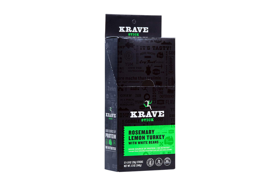 KRAVE Meat Stick, Rosemary Lemon Turkey with White Beans, Gluten Free, 1 Ounce (Count of 12)