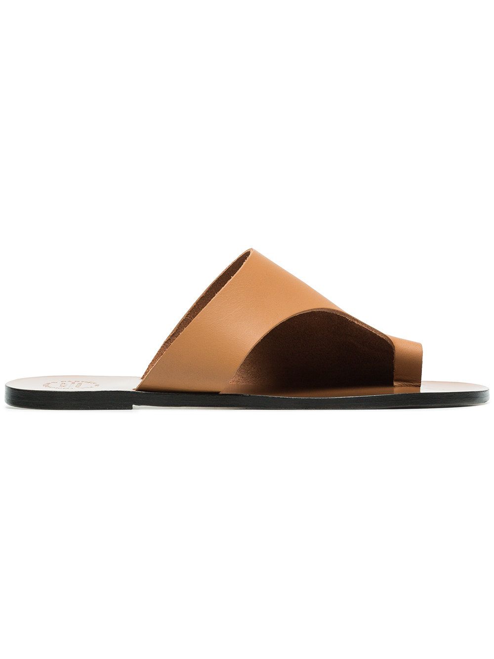 Cut-Out Leather Sandals