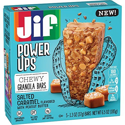 Jif Power Ups Salted Caramel With Peanut Butter