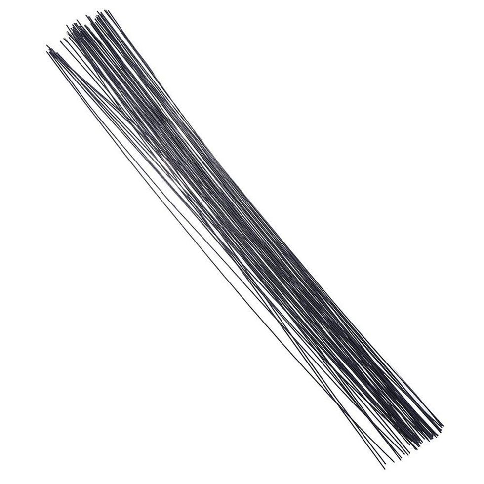 Decora 20-Gauge Black Floral Wire (50-Piece Set)