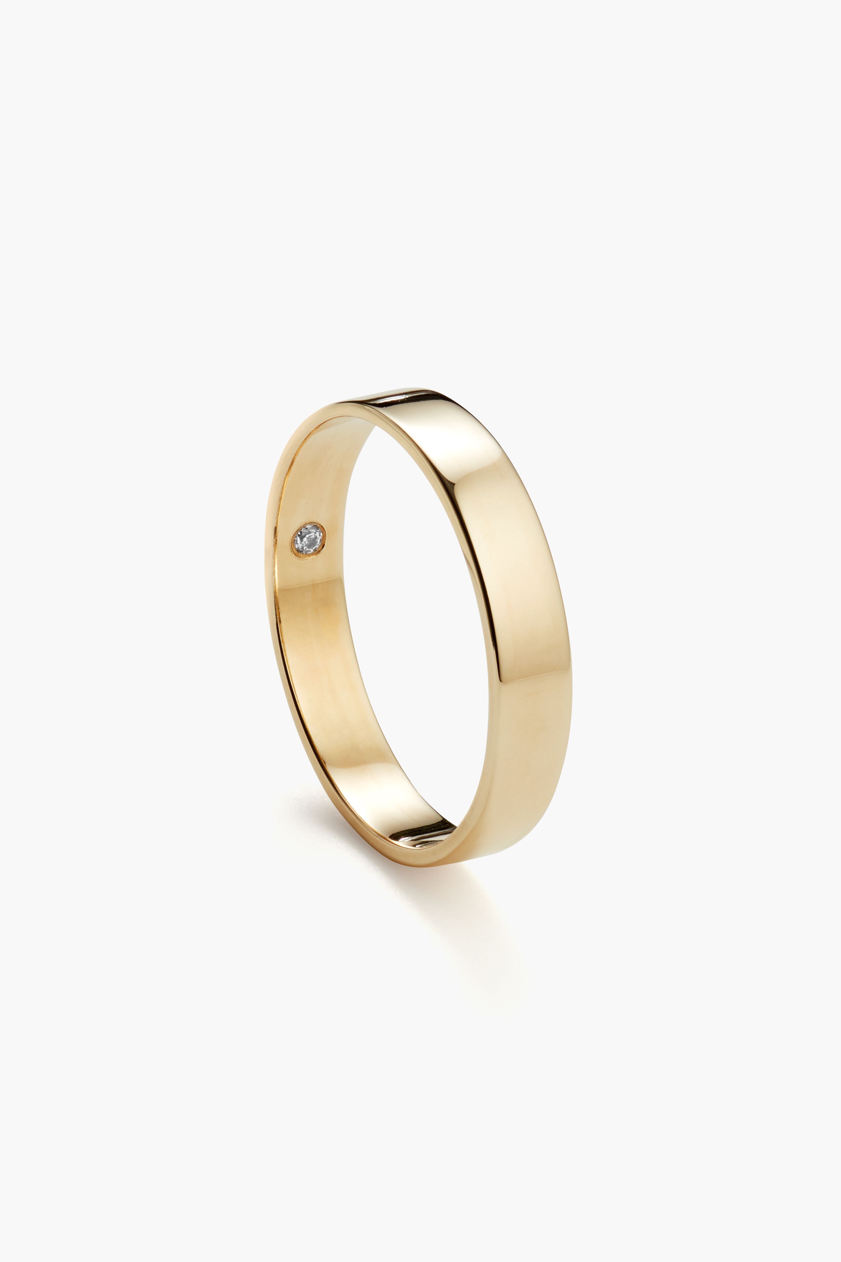 Classic mens wedding ring 810A00 | Temple & Grace AU