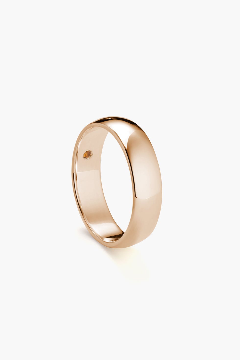 Classic Round, 6mm, Rose Gold , Shiny