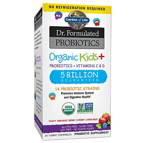 Garden of Life Organic Kids+ Probiotics + Vitamins C & D