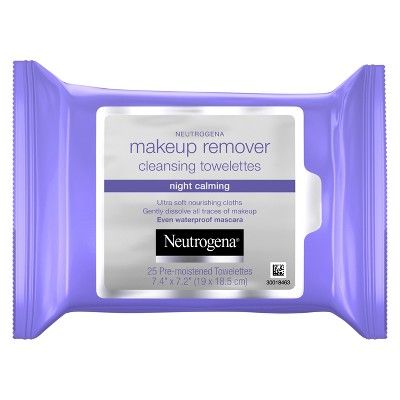Neutrogena, Cleansing Night Calming Makeup Remover Cleansing Towelettes, 25 ct