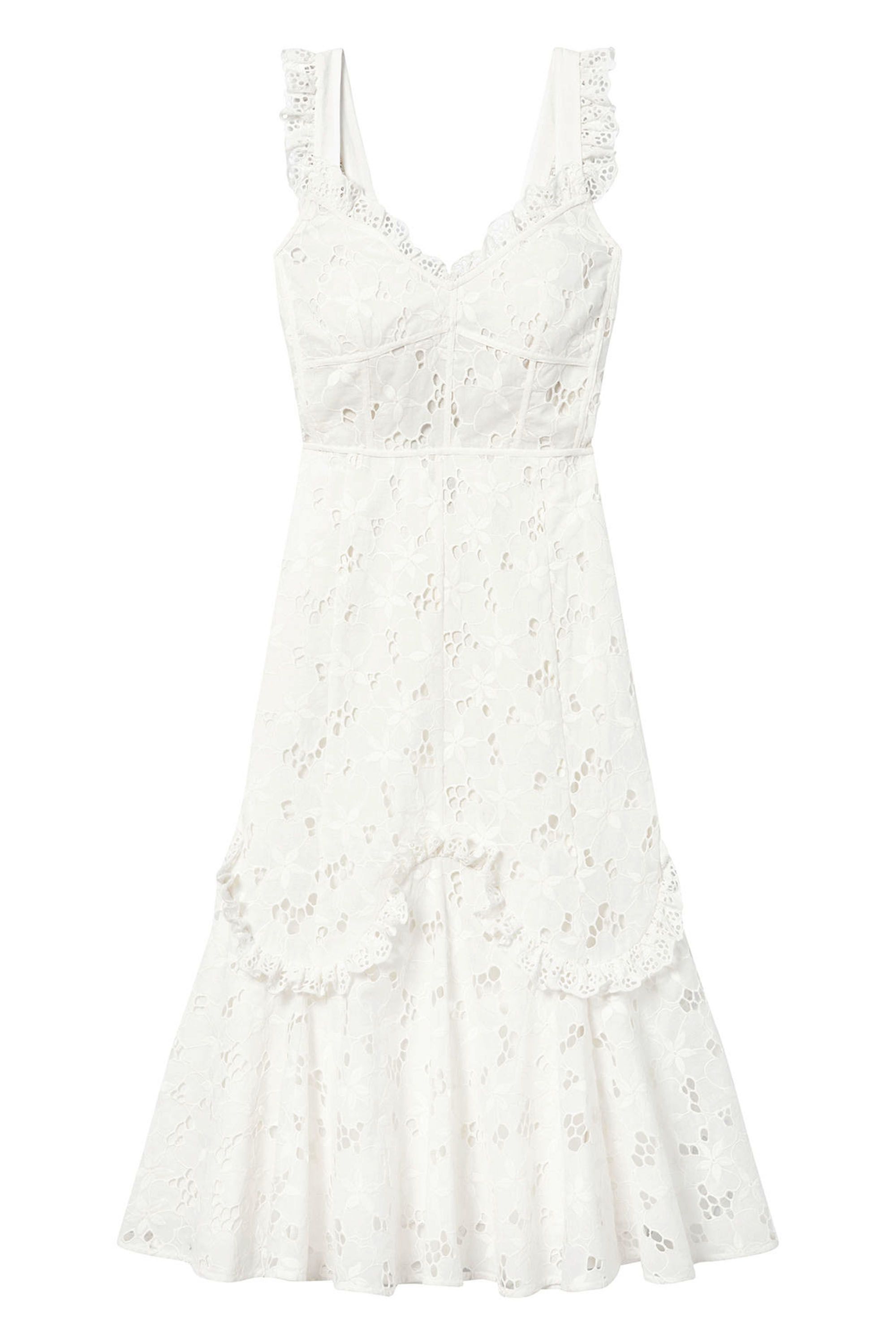 flirty white summer dresses
