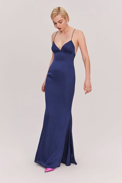 17 Fall Wedding Guest Dresses What To Wear A Spaghetti Strap Gown Fameandpartners