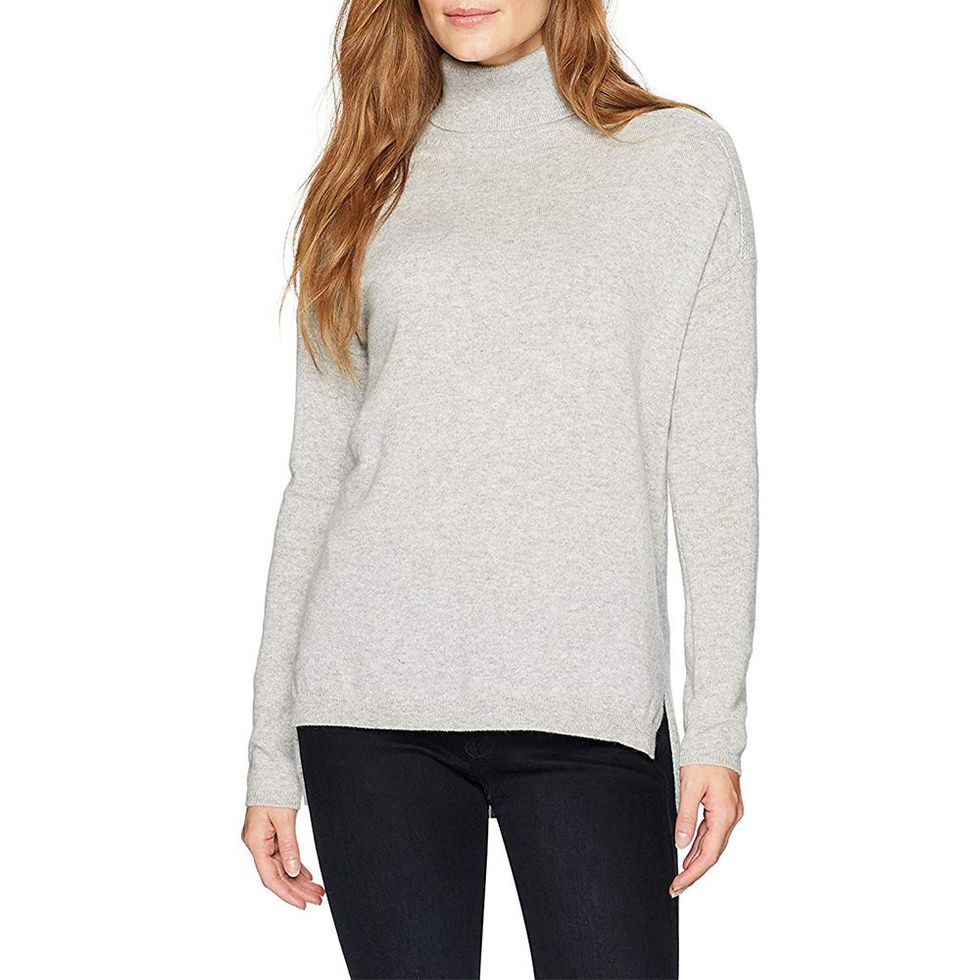 Lark & Ro Cashmere Soft 12-Gauge Turtleneck Sweater