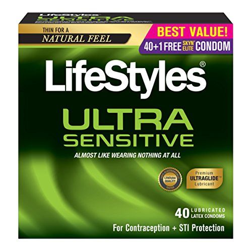 LifeStyles Ultra Sensitive Latex Condoms, amazon.com