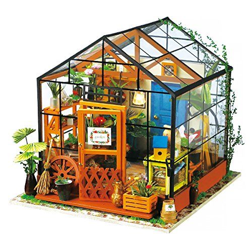 Greenhouse Miniature DIY Dollhouse Kit