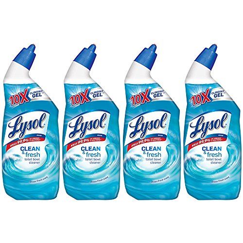 Lysol Toilet Bowl Cleaner, 4-Pack