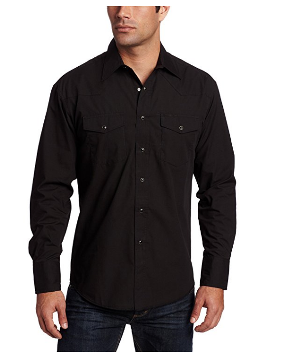 Long-Sleeve Black Shirt