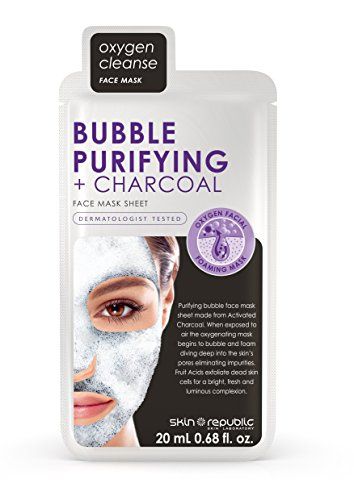 Bubble Purifying + Charcoal Face Sheet Mask