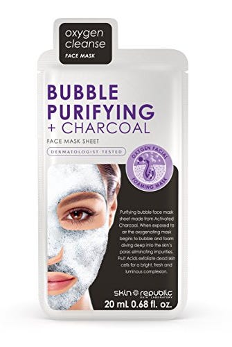 Bubble Purifying + Charcoal Face Sheet Mask