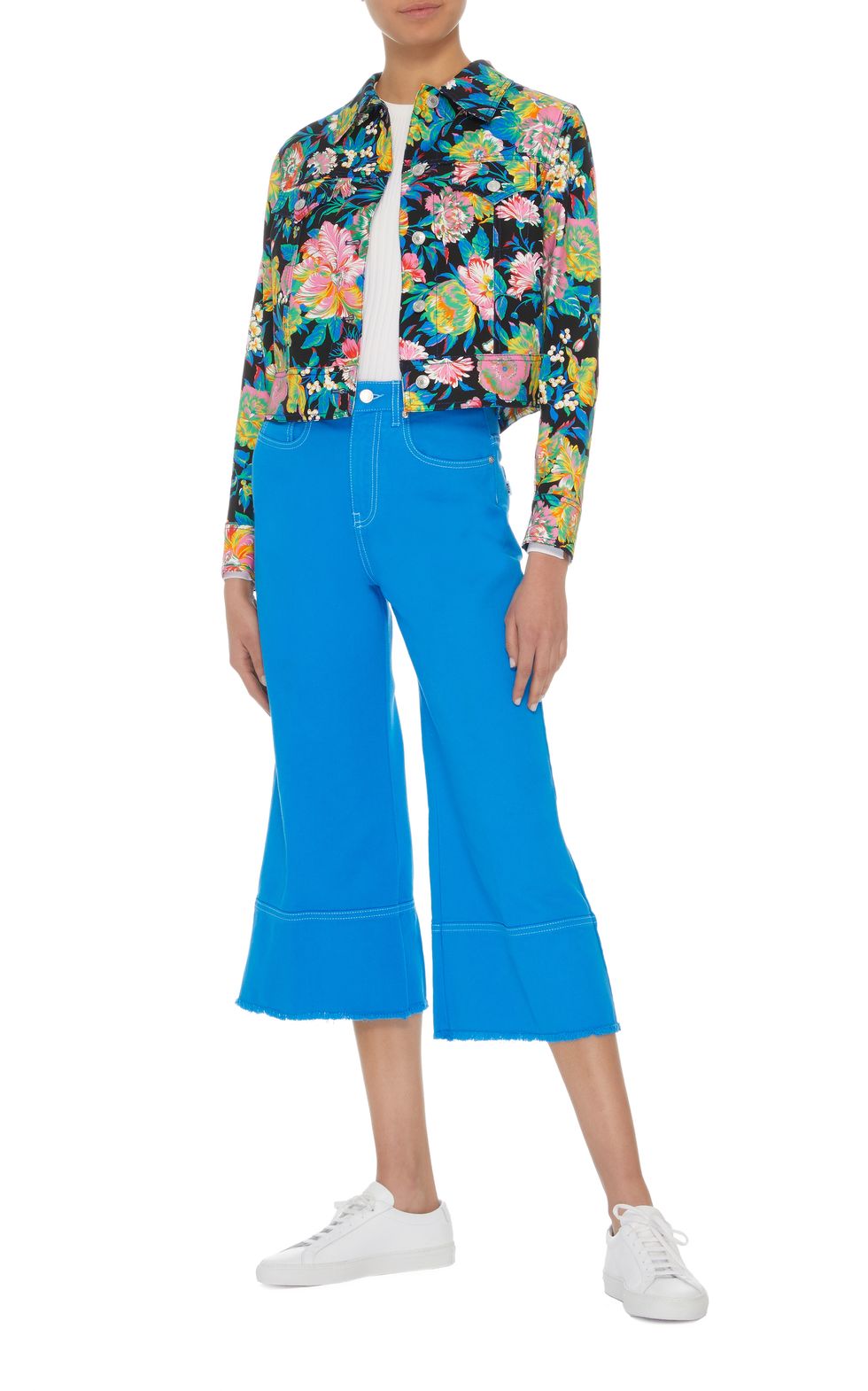 Bright Culotte Jeans in Your New Fave Color 