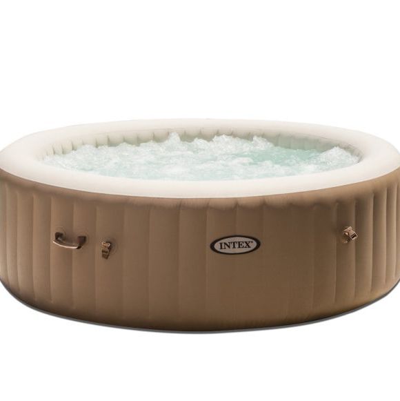 9intex Inflatable Pure Spa 6-Person Portable Heated Bubble Jet 