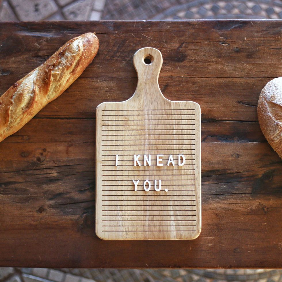 Bread Board Letter Board