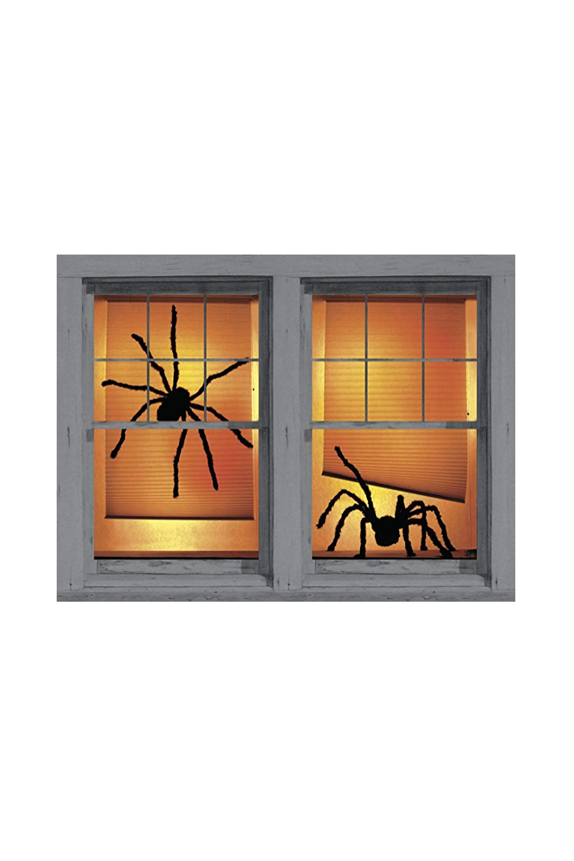 lighted halloween window decorations