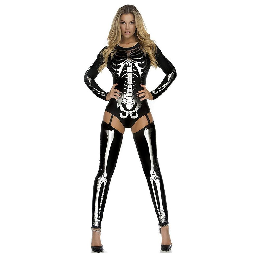 Forplay Snazzy Skeleton Sexy Halloween Costume