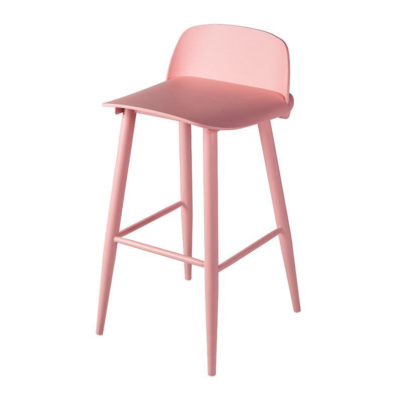 colorful stools with backs