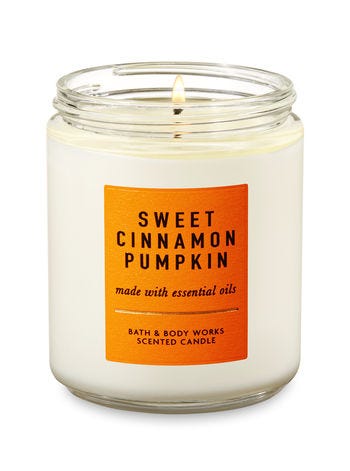 Sweet Cinnamon Pumpkin Candle