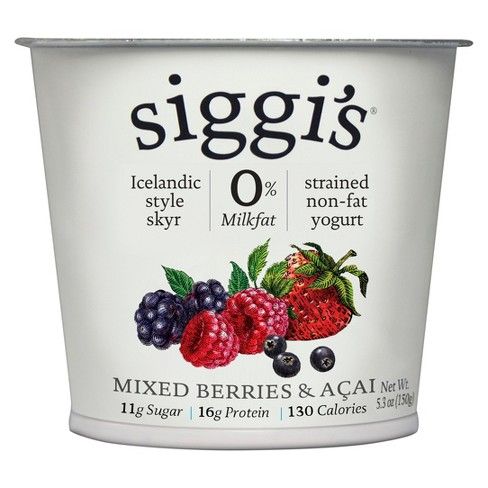 Siggi's Non-fat Acai and Mixed Berries Yogurt