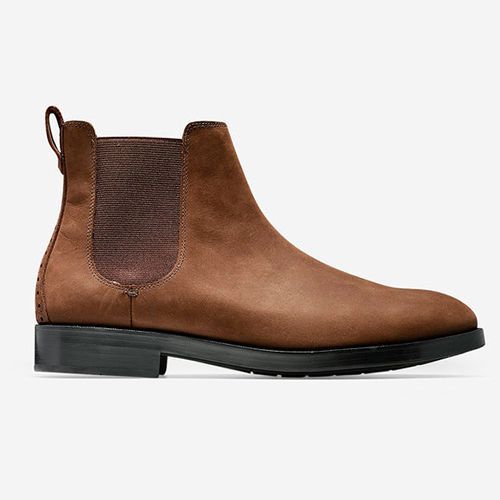 Cole Haan Dumont Grand Leather Waterproof Chelsea Boot for Men
