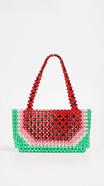 Susan Alexandra Watermelon Dream Beaded shops Bag