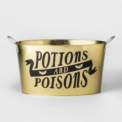 Potions and Poison Metal Beverage Tub