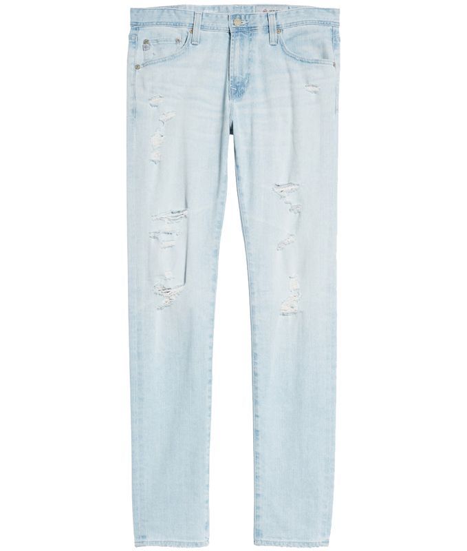 lightly washed jeans