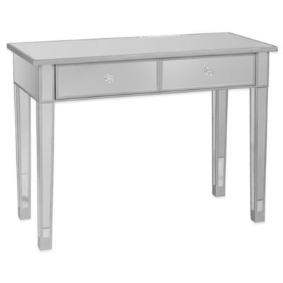 Mirrored 2-Drawer Console Table