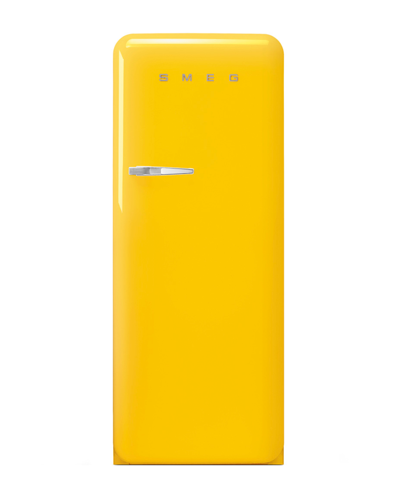 Smeg 9.22 cu ft. Top-Freezer Refrigerator, Yellow