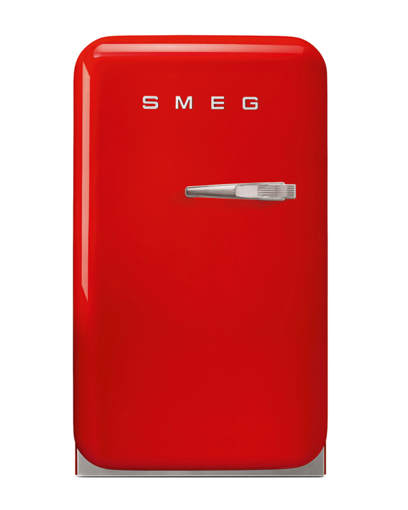 Smeg 1.5 cu ft. Compact Refrigerator, Red