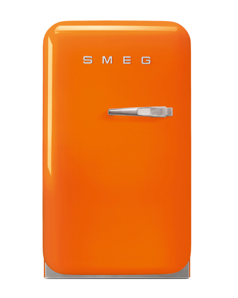 Smeg 1.5 cu ft. Compact Refrigerator, Orange