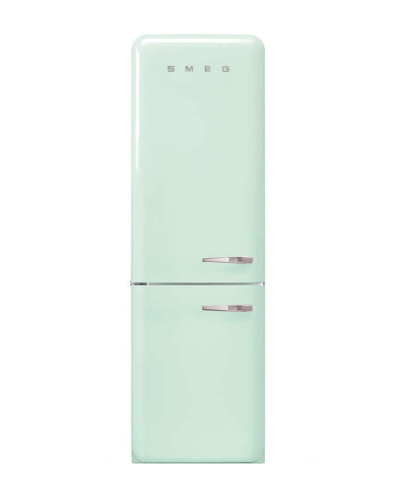 Smeg 11.7 cu ft. Bottom Freezer Refrigerator, Pastel Green
