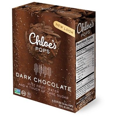 Chloe's Soft Serve Dark Chocolate Pops
