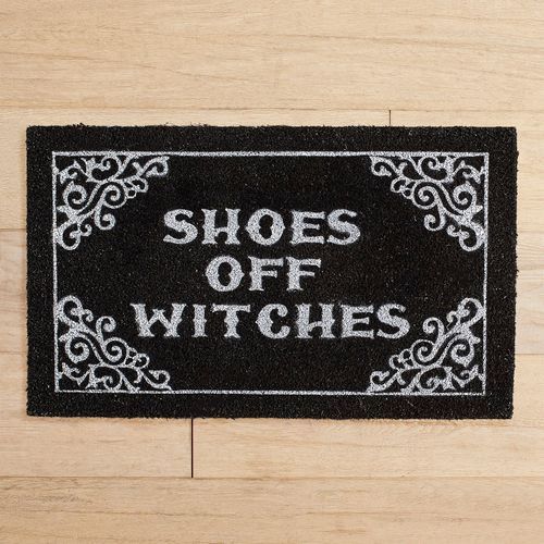 Shoes Off Witches Doormat