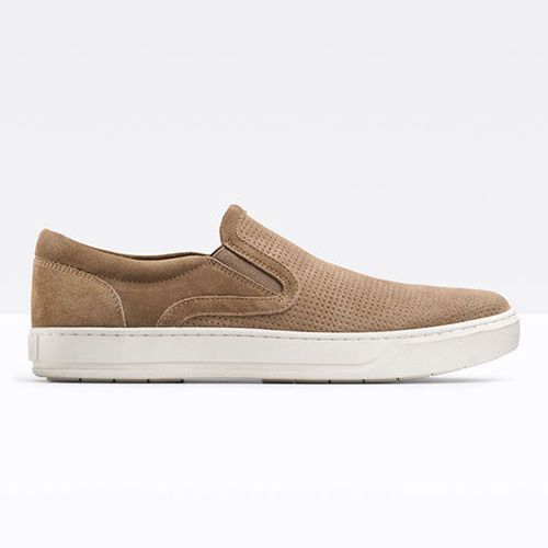 Vince Ace Perforarted Suede Sneaker