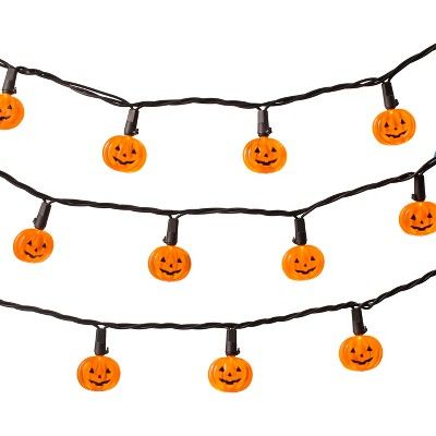 20ct Halloween LED Pumpkin String Lights