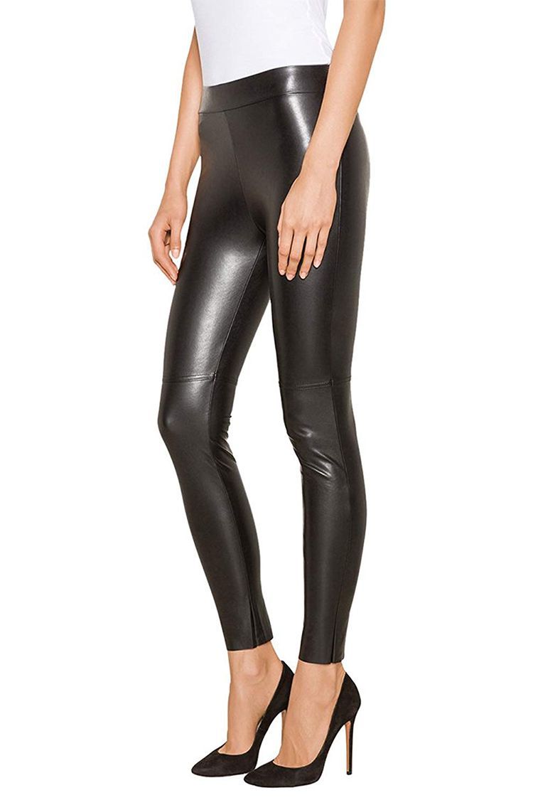 WOLFORD Vegan leather track pants