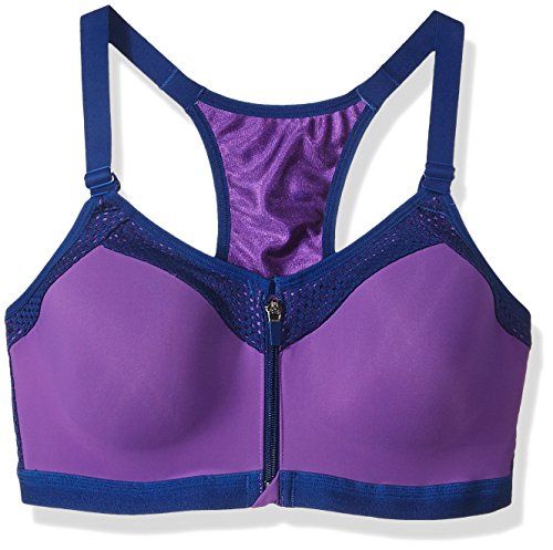 champion zip front sports bra