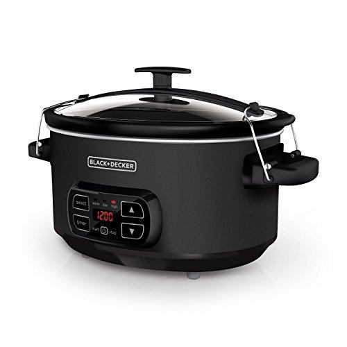 Chalkboard-Surface 7-Quart Digital Slow Cooker