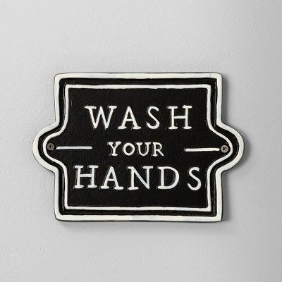 Wall Sign Wash Your Hands
