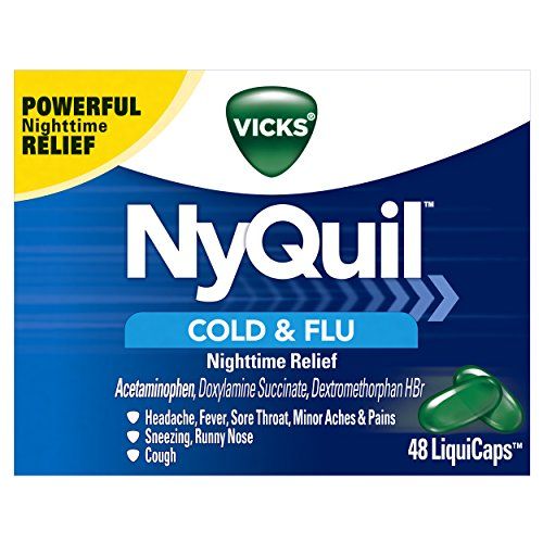 Vicks NyQuil Cough Cold and Flu Nighttime Relief
