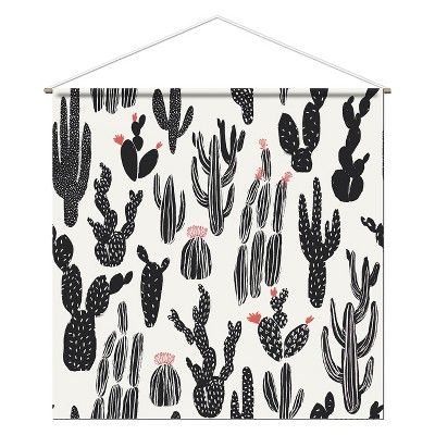 Cactus Pattern Tapestry