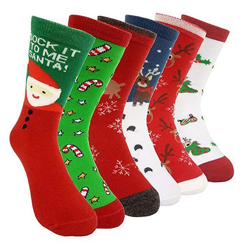 Men's Christmas Tree Non-Skid Socks