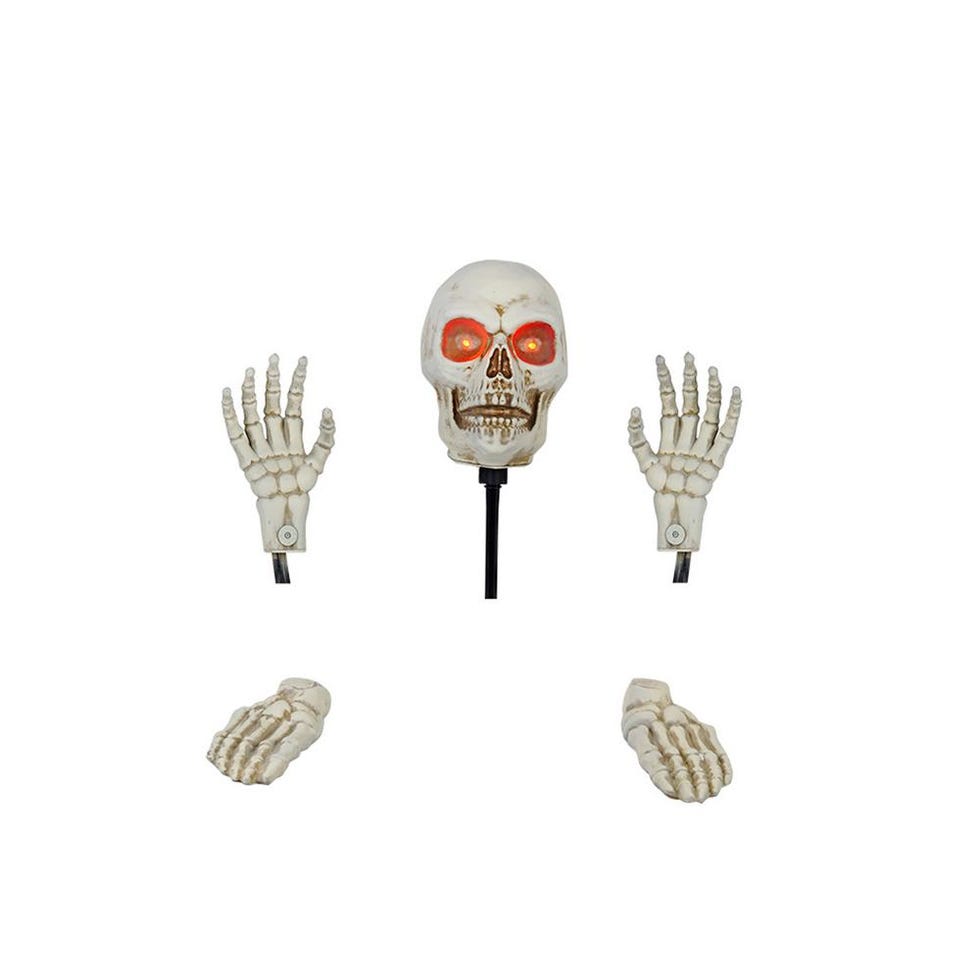 Skeleton Ground Breaker with LED Illuminated Eyes