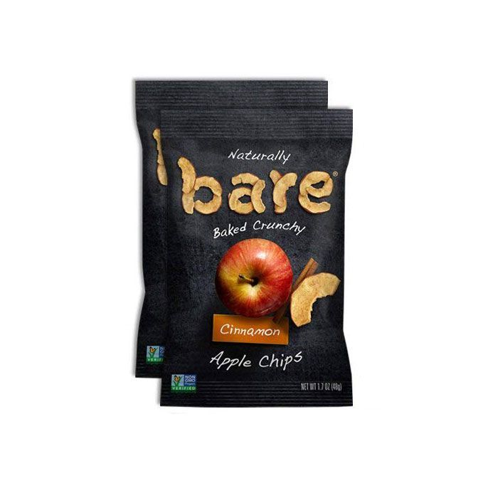 Bare Natural Apple Chips, Single Serve Bags, 7-pack