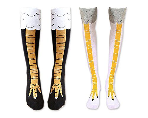 Funny Chicken Leg Socks 2-Pack